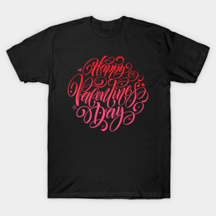 Happy Valentine's Day Ombre T-Shirt